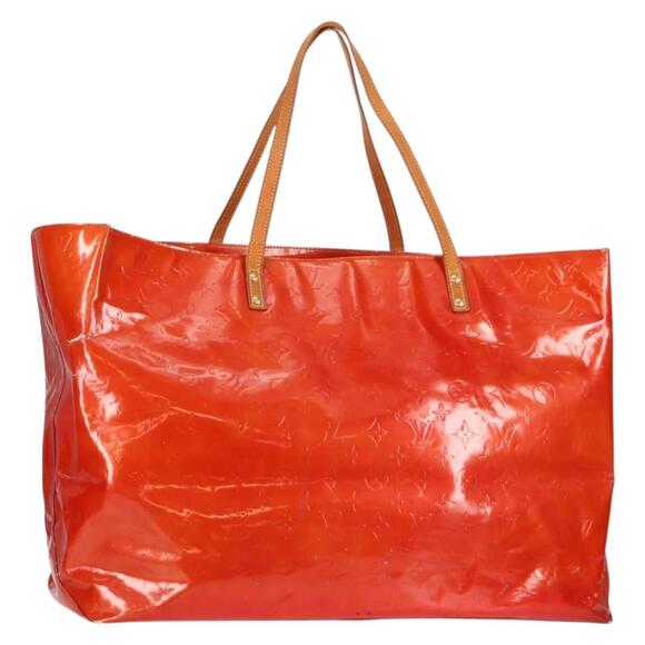 LOUIS VUITTON Monogram Vernis Reade GM Tote Bag Rouge M91084 - Picture 1 of 16